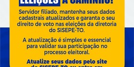 Eleições a caminho: servidores devem atualizar seus dados cadastrais para garantir o direito de voto no SISEPE-TO; saiba como